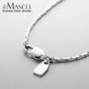 eManco Versatile Fashionable Solid Round Snake Chain Necklace