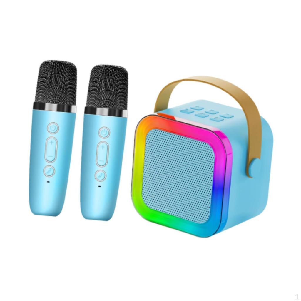 Mini caixa de som para máquina de karaokê para festas de aniversário de meninos e meninas