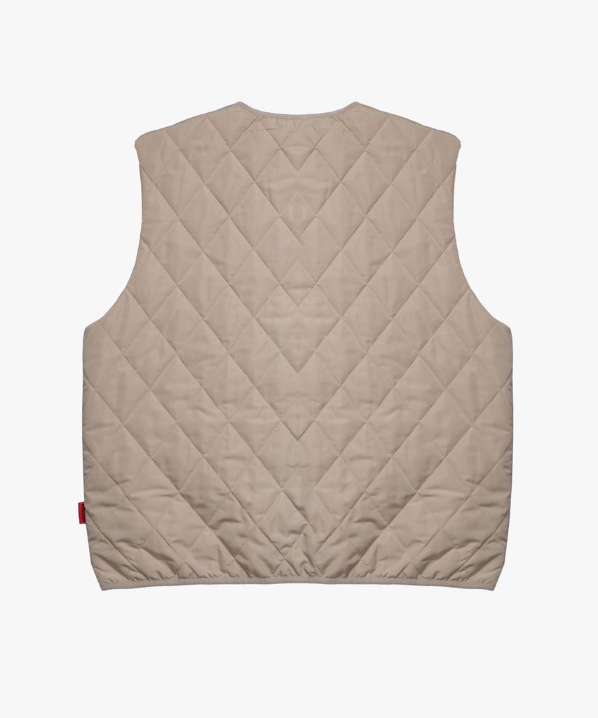 Geecoon Tiger Jk Essential Quilted Vest Gjk258-210 Beige
