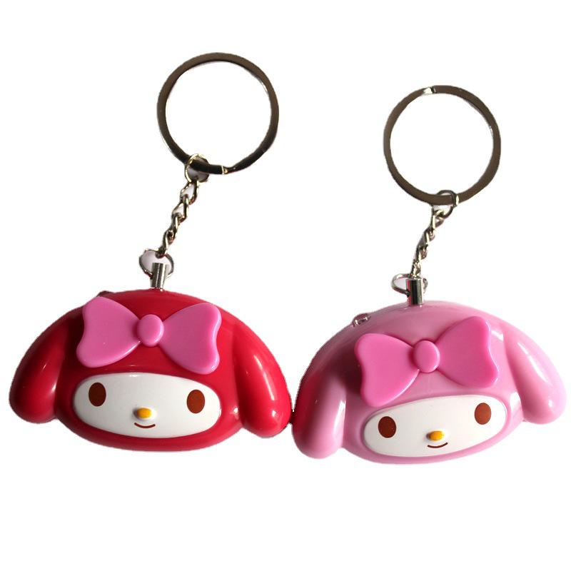 Dual-Speaker 120DB Women's Personal Safety Keychain Alarm