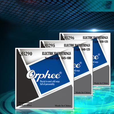 Orphee QB Series 4/5/6 Pcs Electric Bass Strings Normal Light Nickel Alloy Hexagonal Core Electric