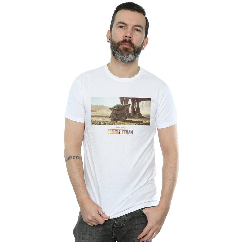 Star Wars Mens The Mandalorian The Child Concept Art T-Shirt