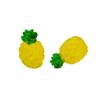 10pcs 3D Luminous Resin Accessories Pitaya Pumpkin Jelwery Mini Glowing Fruits DIY Hair Clip Phone Decoration Doll House Decor