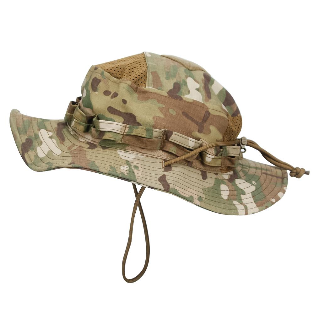 1 pièce/3 pièces Chapeau Boonie Camouflage Protection Solaire Respirant Chapeau Bob Homme Plein Air Randonnée Chasse Pêche Coupe-vent Chapeau de Pêcheur
