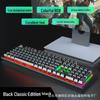 "Value E-sports K104 Mechanical Gaming Keyboard, Wired USB, Blue/Red Switches, Backlit for Office and Gaming Use"