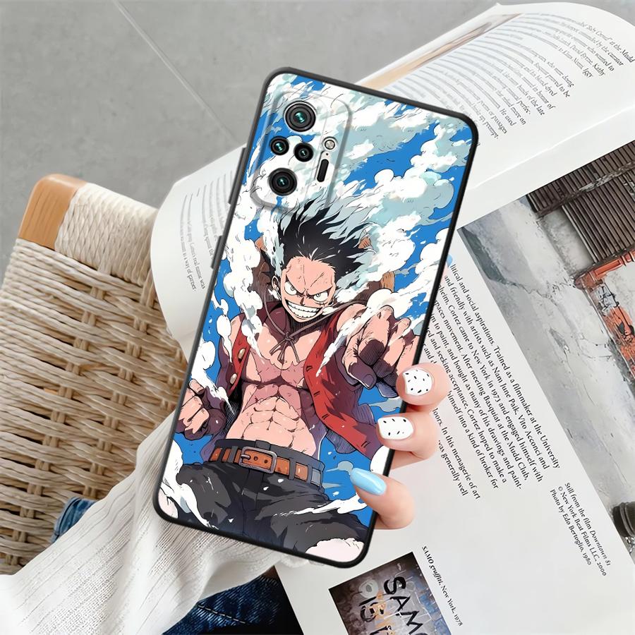 Case for Xiaomi Redmi Note 10 9 8 Pro 12S 11 13 12 Pro Plus 10S 9s 11S Funda Phone Cover Ones Pieces Luffy