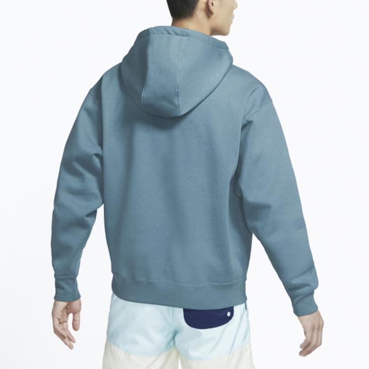 Nike Embroidered Logo Fleece Hoodie Men Tops Dark-Green DA0316-387