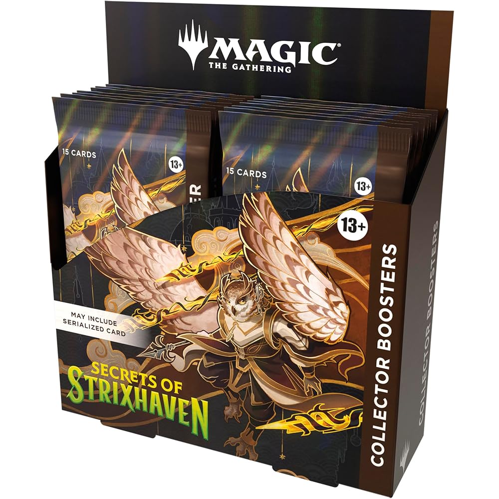 Magic: The Gathering “Secrets of Strixhaven” Collector Booster English Edition (Box 12 Pack) MTG ...