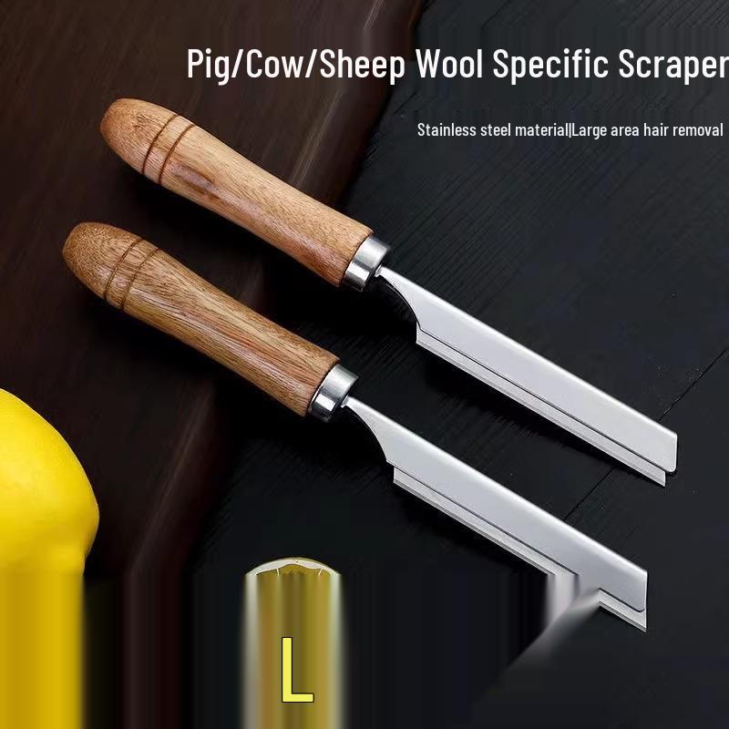 Stainless Steel Pig Hair Scraper: Removes Hair & Scrapes Trotters, Pig Face, Cow Feet, and Pig Skin - Ideal for Commercial Use