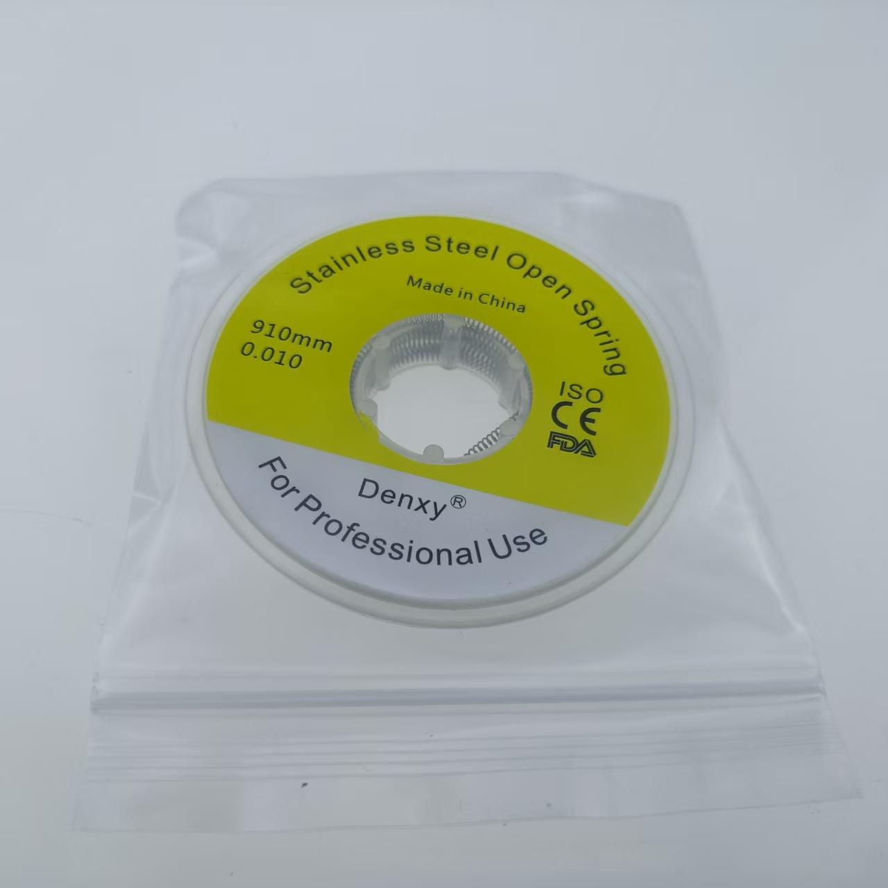 

1 шт. ортодонтическая пружина закрытия/открытия стоматологическая нержавеющая сталь спиральная пружина Open-0.010