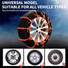 10/20PCS Car Tire Chains Winter Snow Anti-Skid Tyre Cable Ties Auto Outdoor Snow Tire Tyre Anti Skid Chain Emergency Accessories