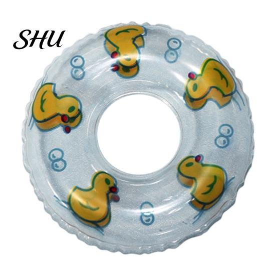 Dollhouse Miniature 2Pcs Swim Ring Realistic Good Sealing PVC Cute Ornaments Mini Doll Swimming Ornament for Gift DIY Materials
