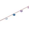 Bracelet - LUXENTER - Rolcon - Argent 925 - Zircon Multicolore - Or Rose 18K