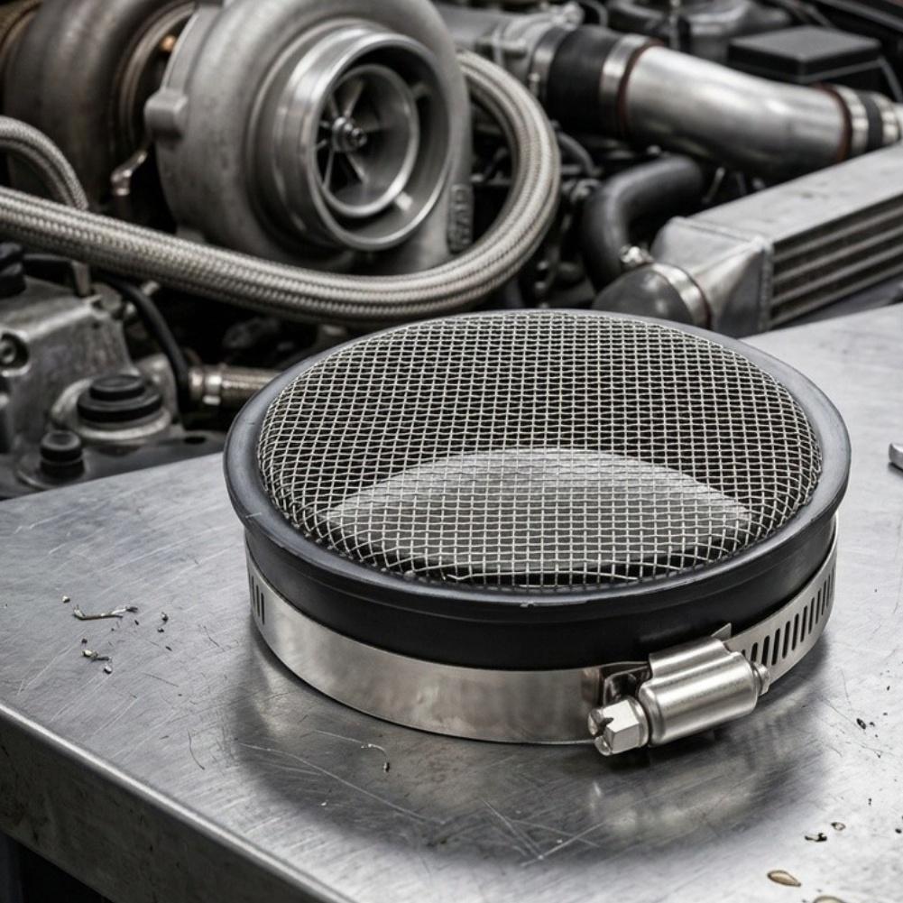For Regular Cleaning And Inspection 4 Inch Turbo Inlet Guard Steel Mesh Air Filter Stainless Steel Mesh Construction