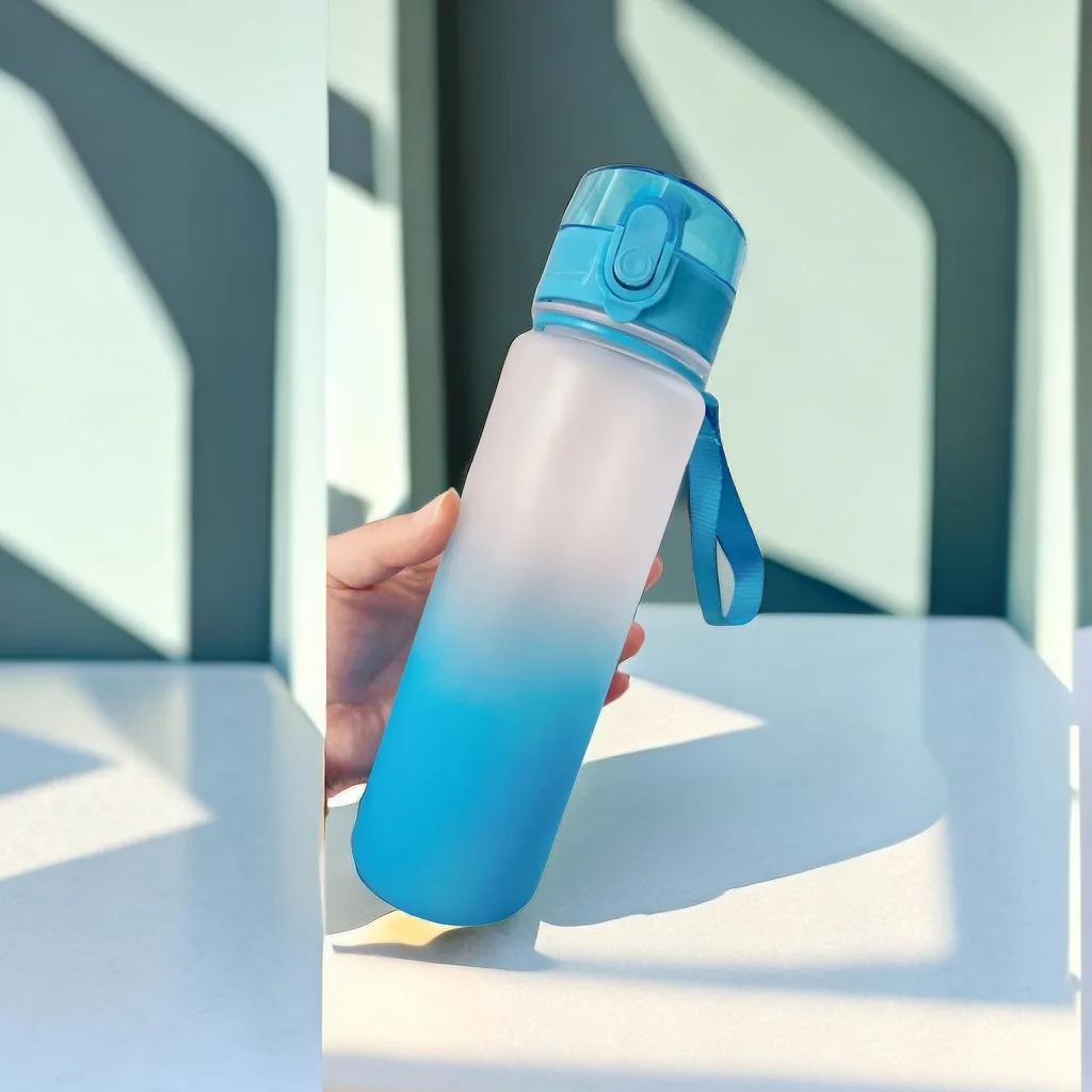500ml Sports Water Bottle Portable Gym Travel Colorful Leakproof Drinking Bottle Portable Water Bottle for Outdoor Fitness
