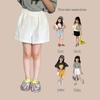 Girls' 100% Cotton Three-Quarter Length Casual Shorts - Summer Korean Style Fashion