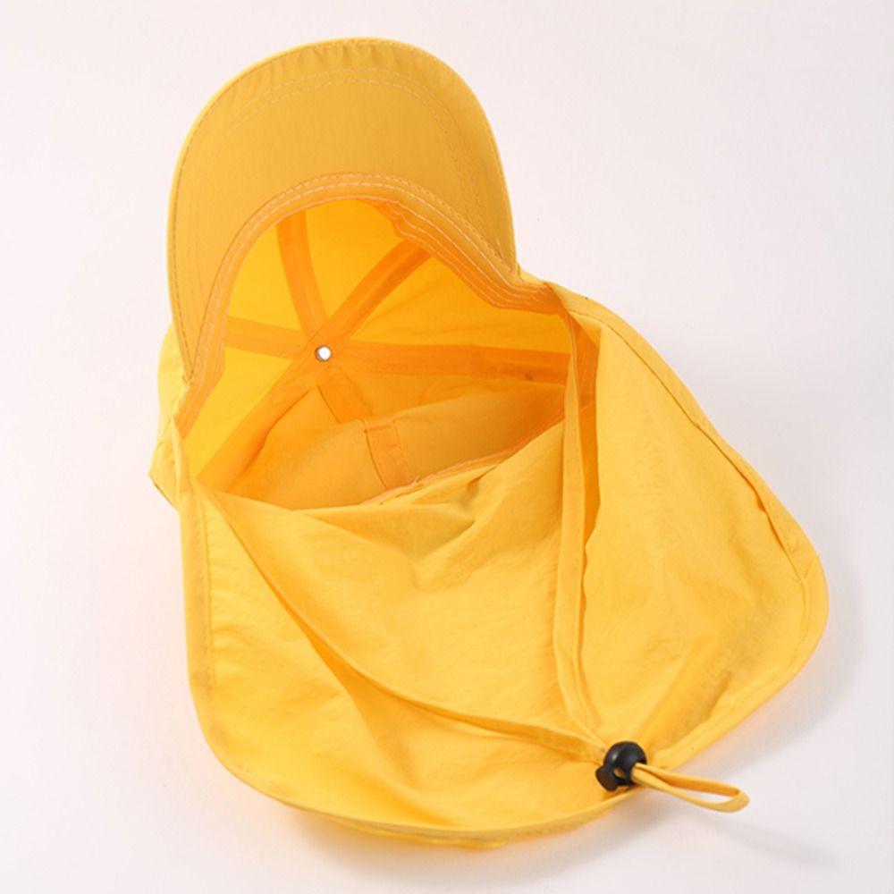 Wide Brim UV Protection Beach Hat Quick-drying Sun Caps for Kids 3 To 8 Years Old