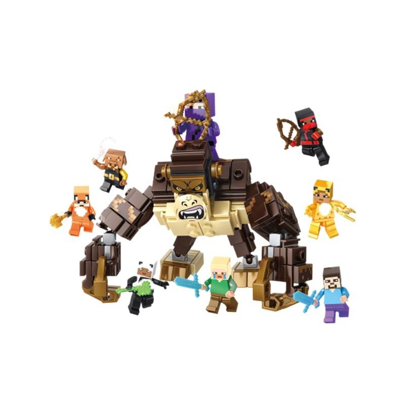 Minecraft Sērijas Mikro Celtniecības Bloki Pērtiķu
