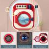 Washing Machine Toy for Kid Mini Simulation Furniture Kitchen Electric Toy Washer Dryer Set Light Music Pretend Play Girl Gift