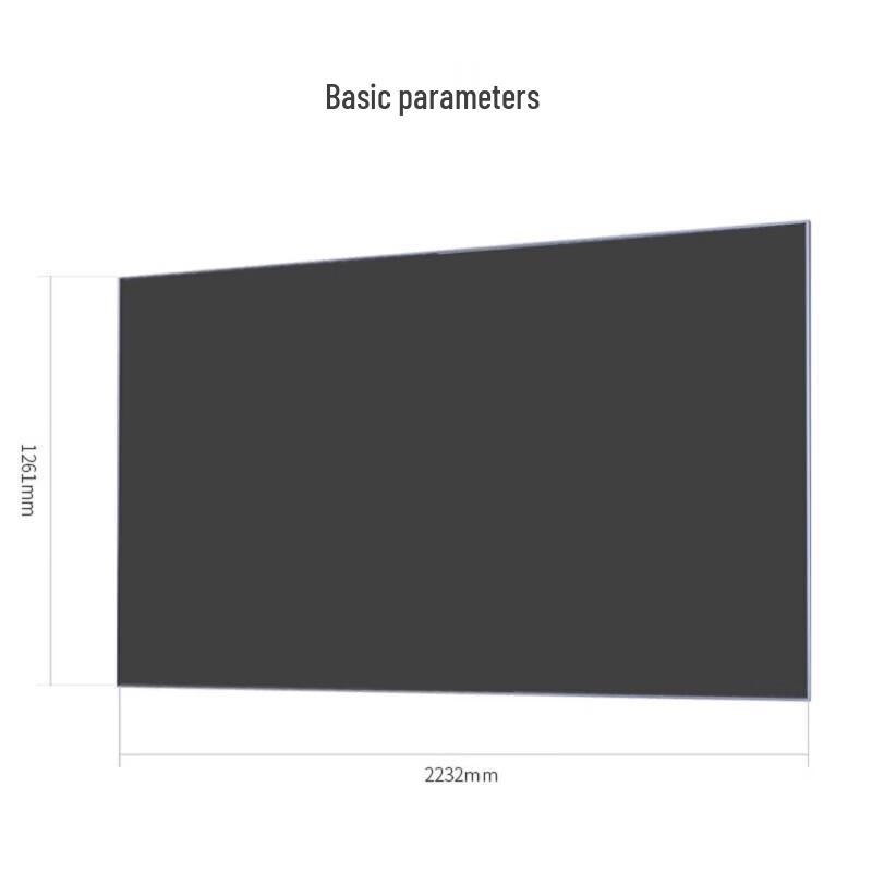 Fengmi 100-inch 7x Gain Fresnel Projection Screen