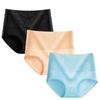Set of 3 High-Waisted Women's Jacquard Panties - Sexy, Postpartum Abdomen Control, Hip Lift Design.