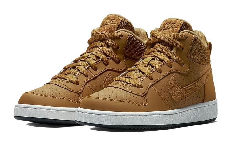 Nike Court Borough Mid 'Yellow Wheat' GS 839977-701