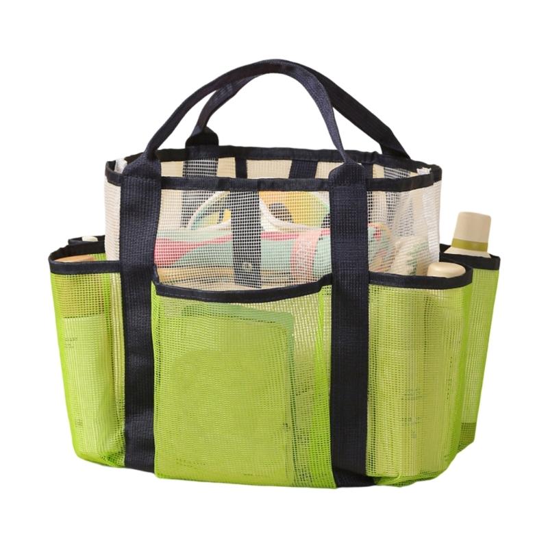 Toiletry Bag Shower Bag Swimming Bag Shower Caddy Bag Makeup Cosmetic Organizer Bag Double-Layers Beach Bag