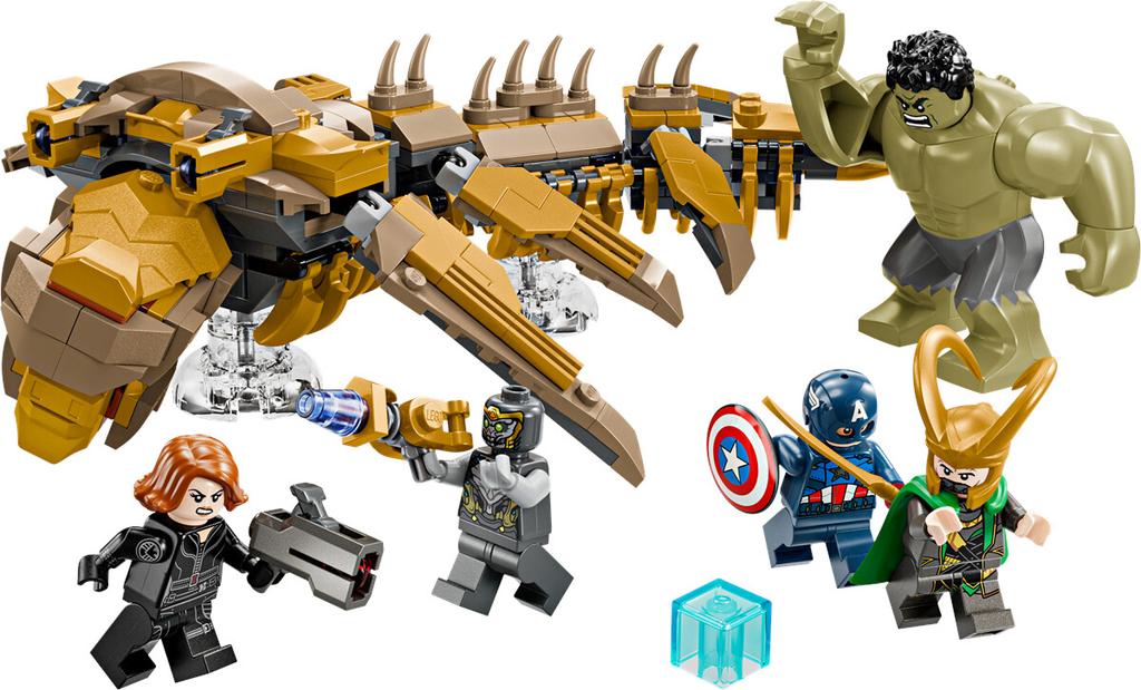 LEGO конструктор Космический корабль Marvel – Мстители против Левиафана (76290)