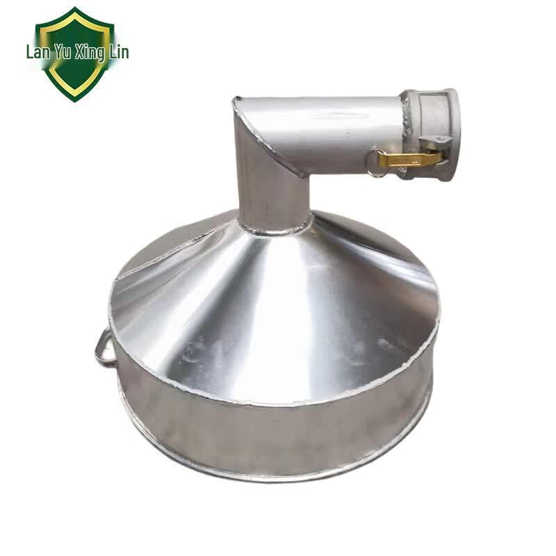 Lanyu Xinglin Crooked Mouth Aluminum Funnel DN80