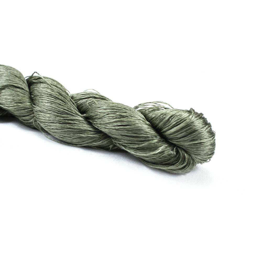 

silk thread 1pcs 100% hand embroidery embroider cross stitch 400m silk embroidery thread Dry green series/7 pure colors