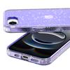 GW18 For iPhone 16e Case Glitter Powder Decor Clear TPU + PC Shockproof Phone Cover Anti Scratch