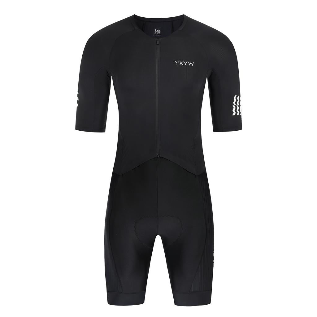 Jednodílný cyklistický skinsuit Pánský Aerodynamický Profesionální Elite Performance Silniční kolo Sada Cyklistické oblečení Krátké kalhoty