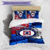 Cruz Azul Themed 3pcs Bedding Set Duvet Cover Closure Includes 1 Duvet Cover & 2 Pillowcases for All Seasons Bedroom Home Dorm Decor