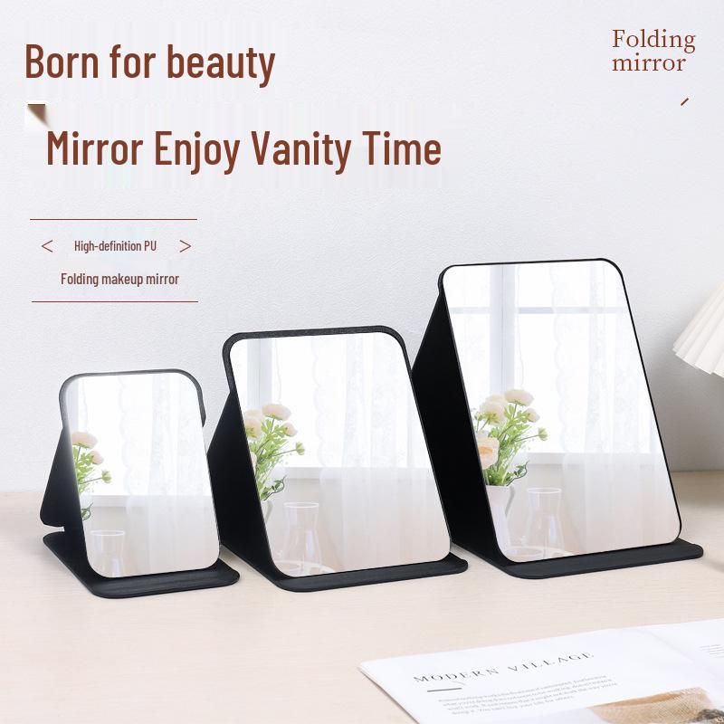 Tragbarer faltbarer Schreibtisch-Kosmetikspiegel für Wohnheim oder Büro
