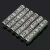24Pcs Viking Runes Set Loose Beads Spacer Beads For Hair Braid Dreadlock Beads DIY Jewelry Making