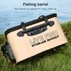 Fishing Bucket Fishing Bag with Handle Fishing Basin Fishing Tackle Foldable Tackle Box Fish Fishing Barrels Container
