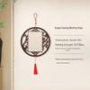 2026 New Chinese Style Fu Character Wooden Pendant with Blank Calligraphy Xuan Paper