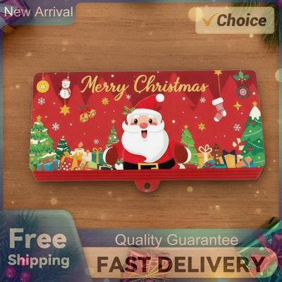 DIY Cash Gift Card Holder with 10 Slots Xmas Surprise Card Wallet Multi-Purpose Folding Greeting Card Envelope Party Money Box