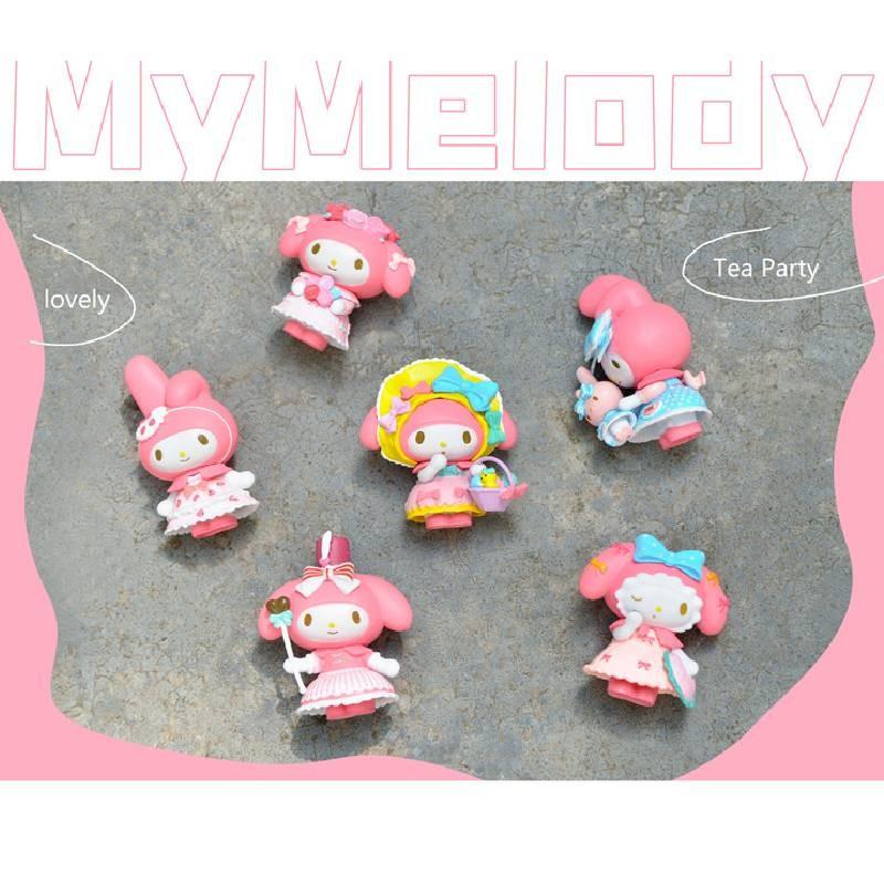 Anime My Melody Cartoon Figure Desktop Ornament Decoration Toys Collectibles