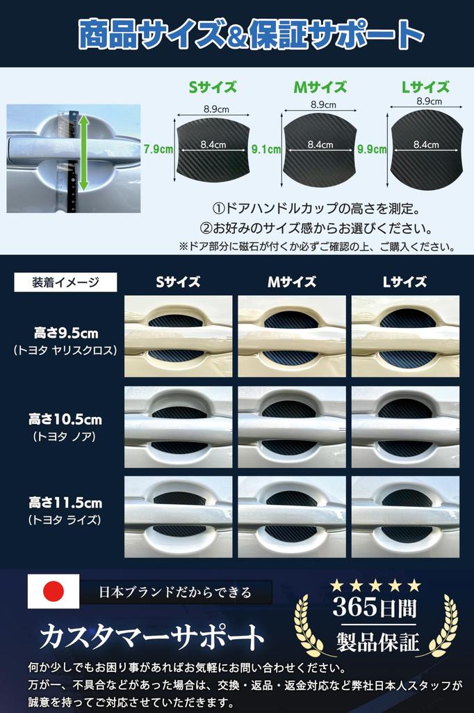 [Mechanic Supervision x Door Scratch Guard] Door Handle Protector, "Strong Magnetic Power" Magnetic Door