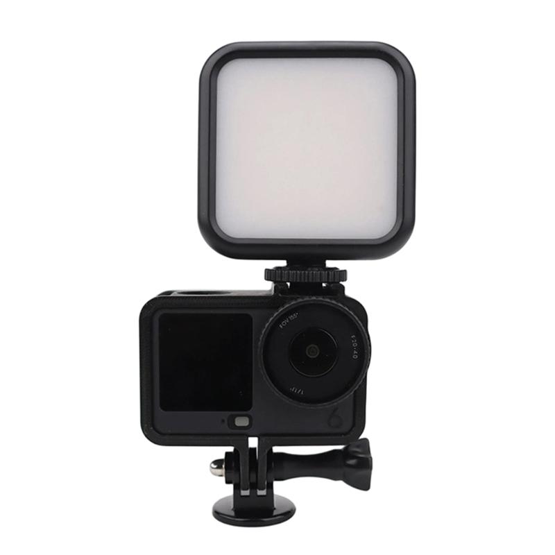 Protective Extension Frame for Action 6 Cameras with Cold Shoe Port and Accessory Compatibility Enhances Safety