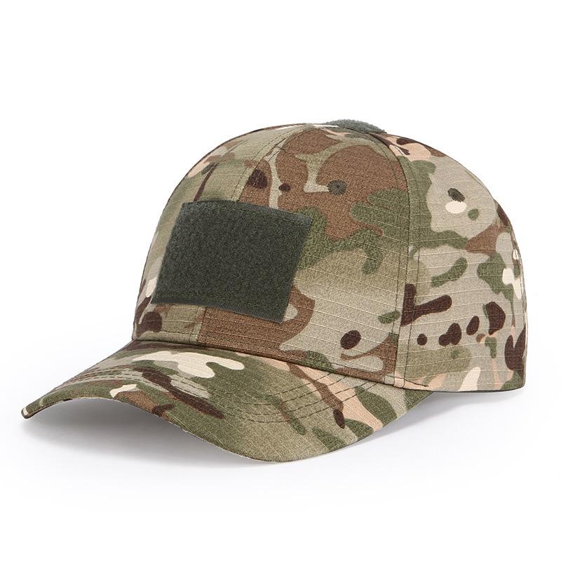 Military Fans Special War Cap Camouflage Velcro Hard Top Outdoor Baseball Cap Men'S And Women'S Sunshade Sports