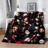 3D My Chemical Romance Band Gerard Way Soft Plush Blanket,Flannel Blanket Throw Blanket for Living Room Bedroom Bed Sofa Cover