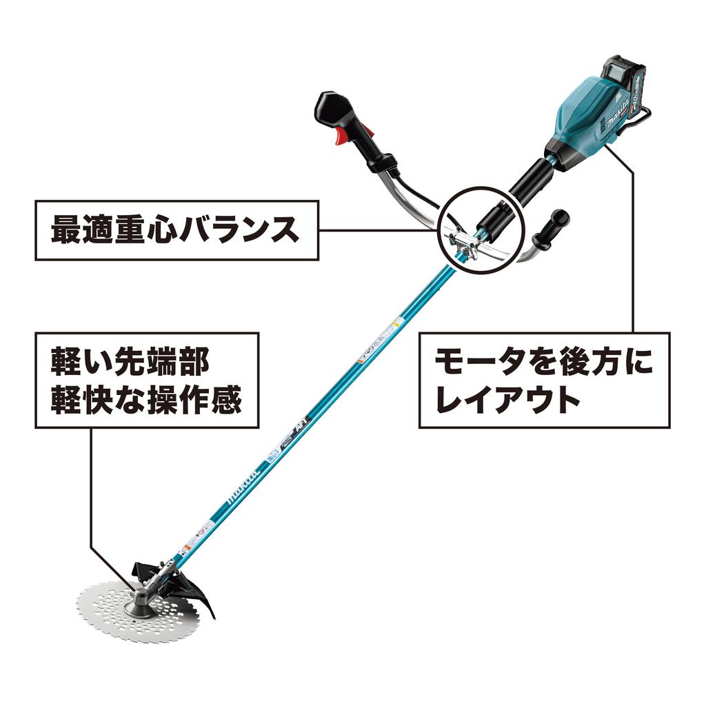 Makita Cordless Grass Trimmer 40Vmax and Charger Sold MUR006GZ (Battery Separately)
