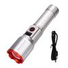 Rechargeable Flashlight Super Bright 4 Light Modes Zoomable Water Proof Handheld Flash Light for Emergency Camping