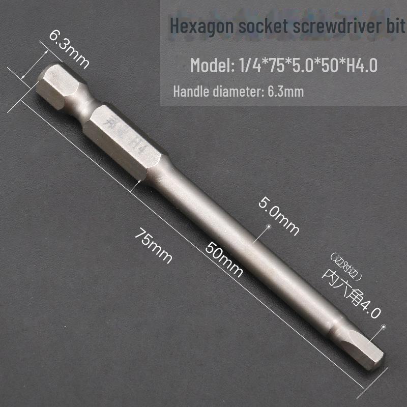 Bangye S2 Stahl Magnetischer Sechskant-Druckluftschraubendreher-Bohrer-Set 1,5–6 mm