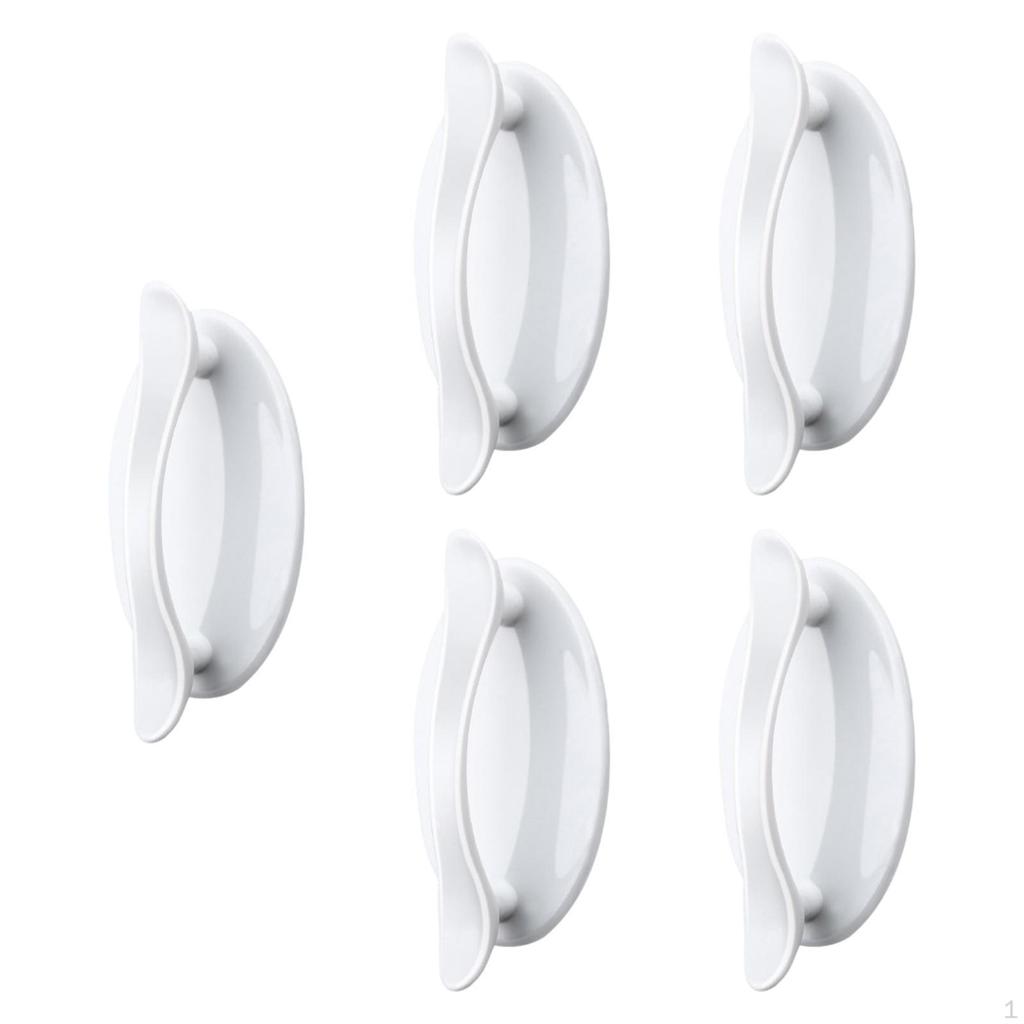 5 Pieces Cabinet Auxiliary Handles Open Sliding Door Decorative Sturdy Easy Installation