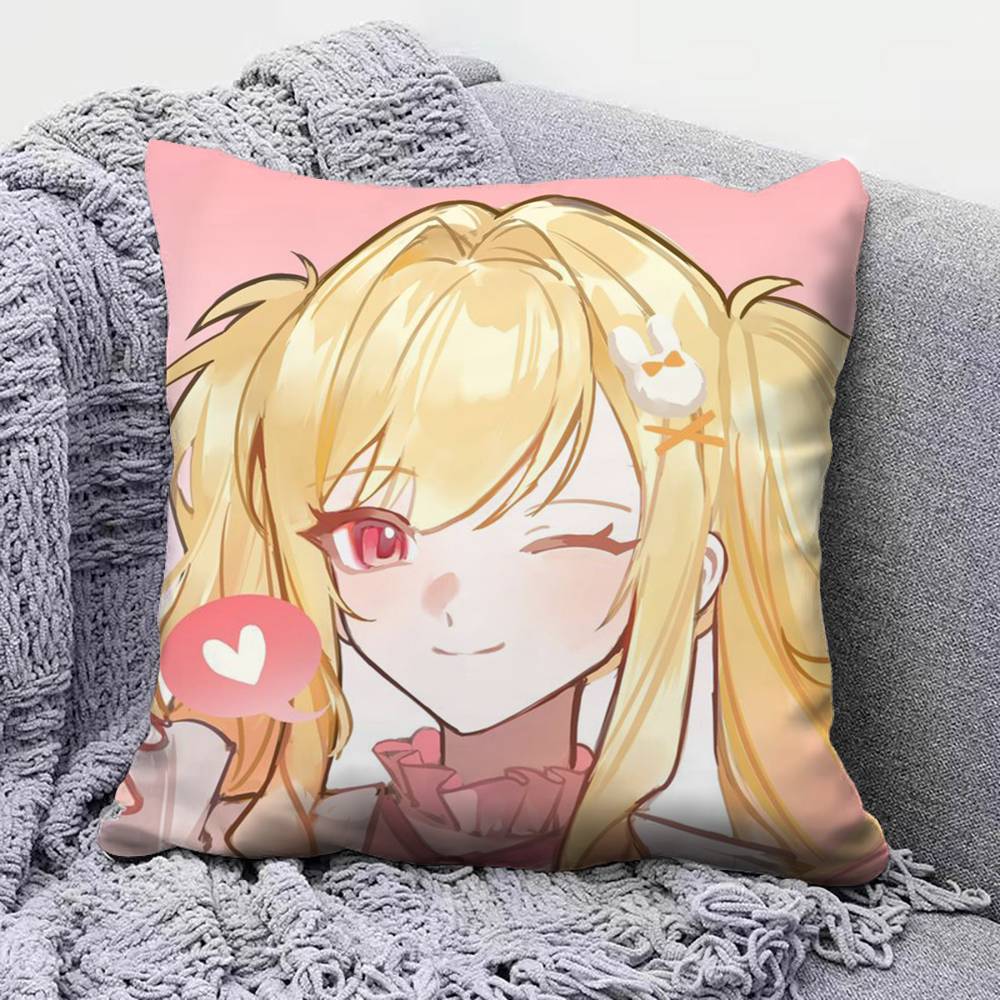 Saki Tenma Cute Home Sofa Cushion Covers and Aecorative Custom Pillow Covers