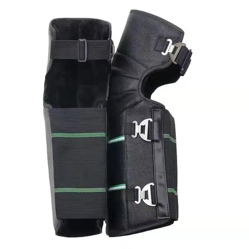 Jiangyi PU Waterproof Windproof Leather Motorcycle Knee Pads