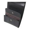 Dakota Black Label Minimo Men's Compact Tri-fold Wallet, Genuine Leather, Black, BL-627601-10
